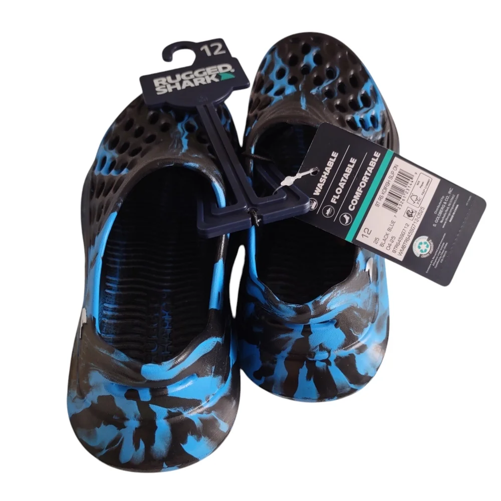 Rugged Shark Boy's 12 Koi Fish Slip On Shoes